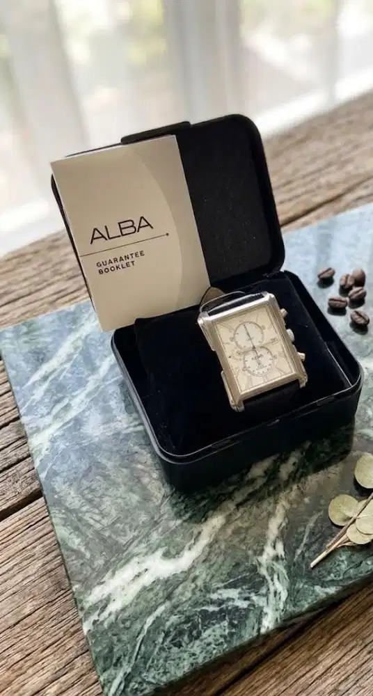 NOS jam tangan vintage Alba Chronograph YM92 X127 garansi