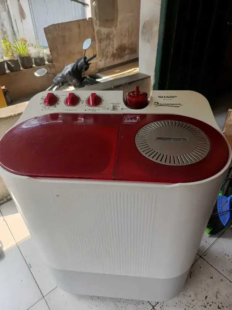 Mesin cuci merek SHARP 8KG normal Joss tinggal pake bosku
