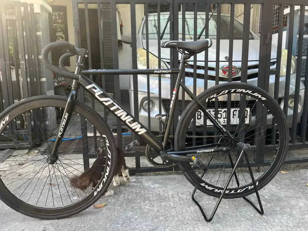 Sepeda Fixie (Doltrap) Keren HItam Platinum Murah 2.3 juta