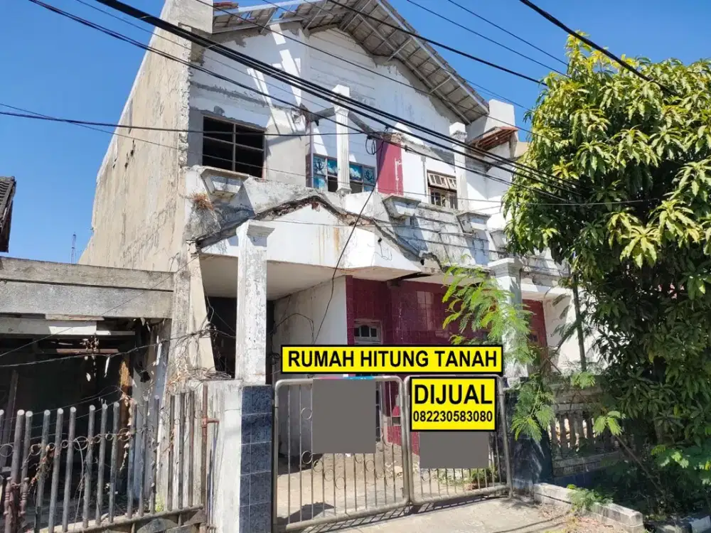 Rumah Pondok Candra Rumah Lama Hitung Tanah 6 JT-an/m2 Dkt Rungkut TOL Bandara Juanda Purimas