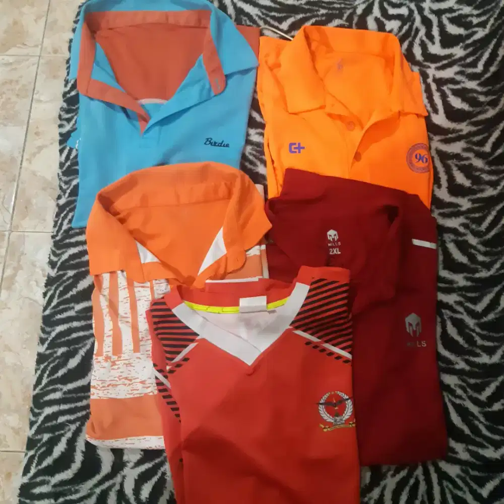 Kaos Birdie, C+, mills borongan 6 kaos