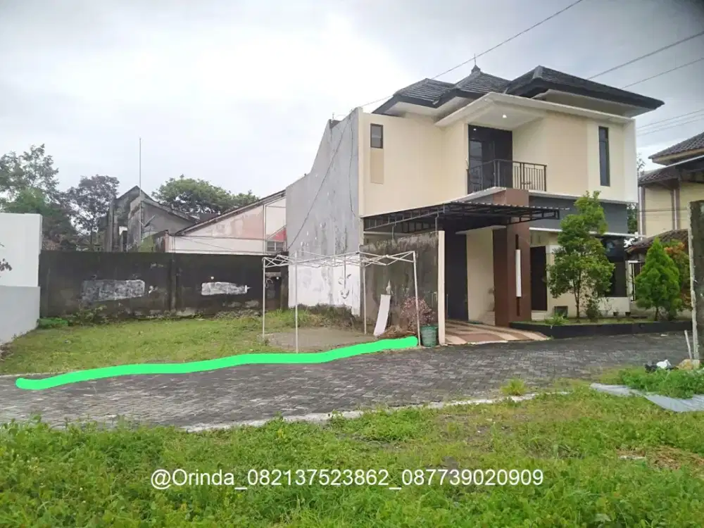 LT 128 LD10 JL KALIURANG KM9 DALAM CLUSTER PERUMAHAN TANAH DEKAT GREEN HILLS, MERAPI VIEW, JL PALAGAN, JL DAMAI, UGM, UII, KAYEN, DAYU, AL AZHAR,BIAS