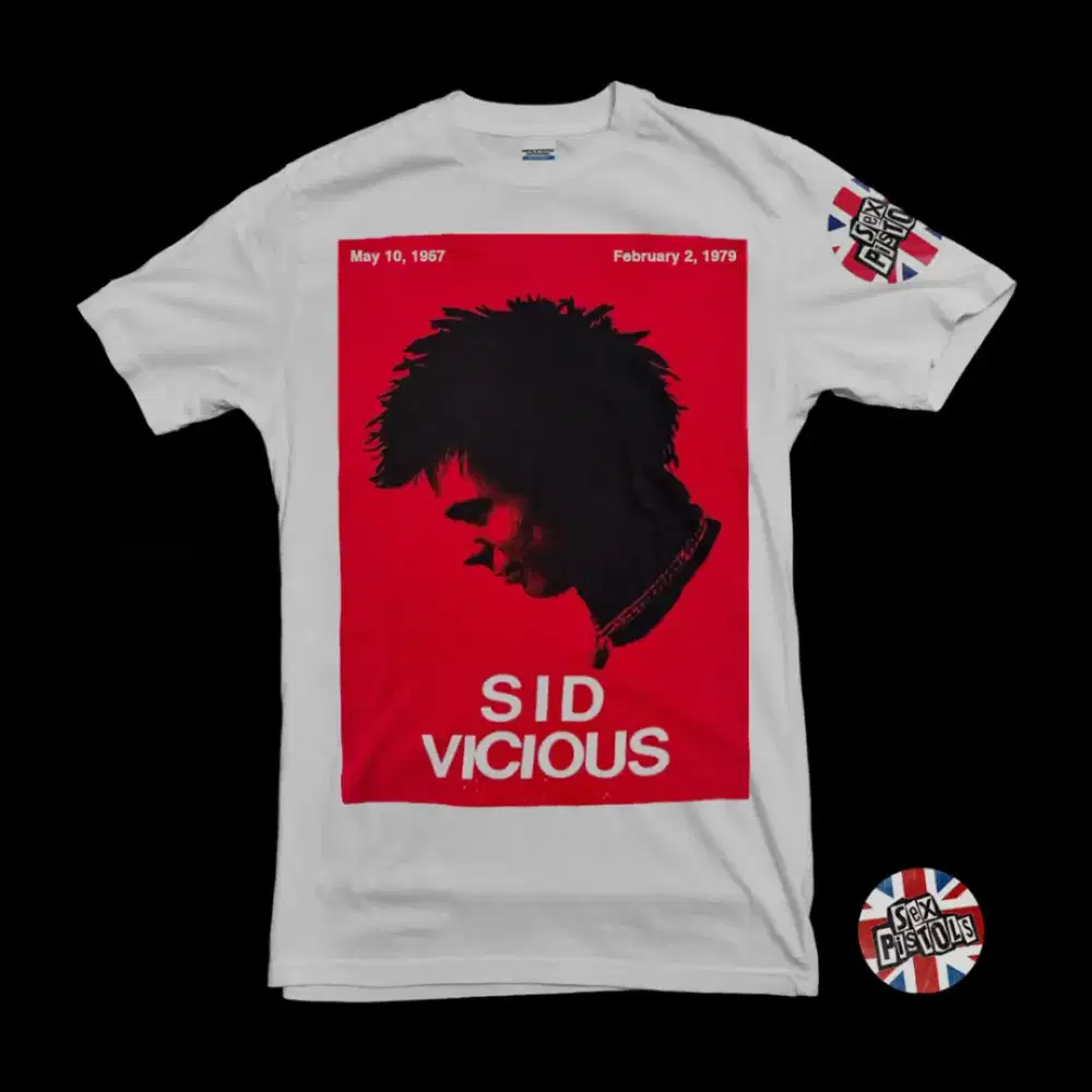 Kaos Keren SID VICIOUS Sex Pistols England