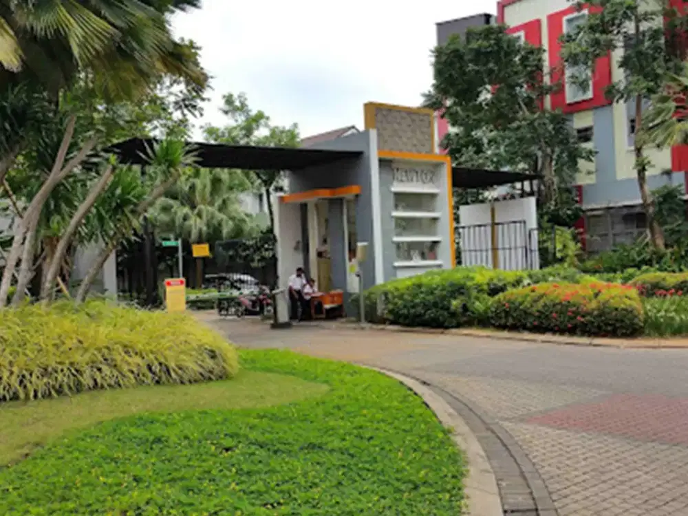 jual murah rumah newton gading serpong lebar 10 hoek