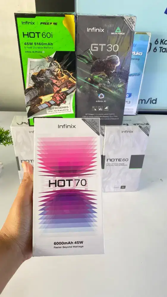 INFINIX HOT 70 6/128 GB NEW GARANSI RESMI