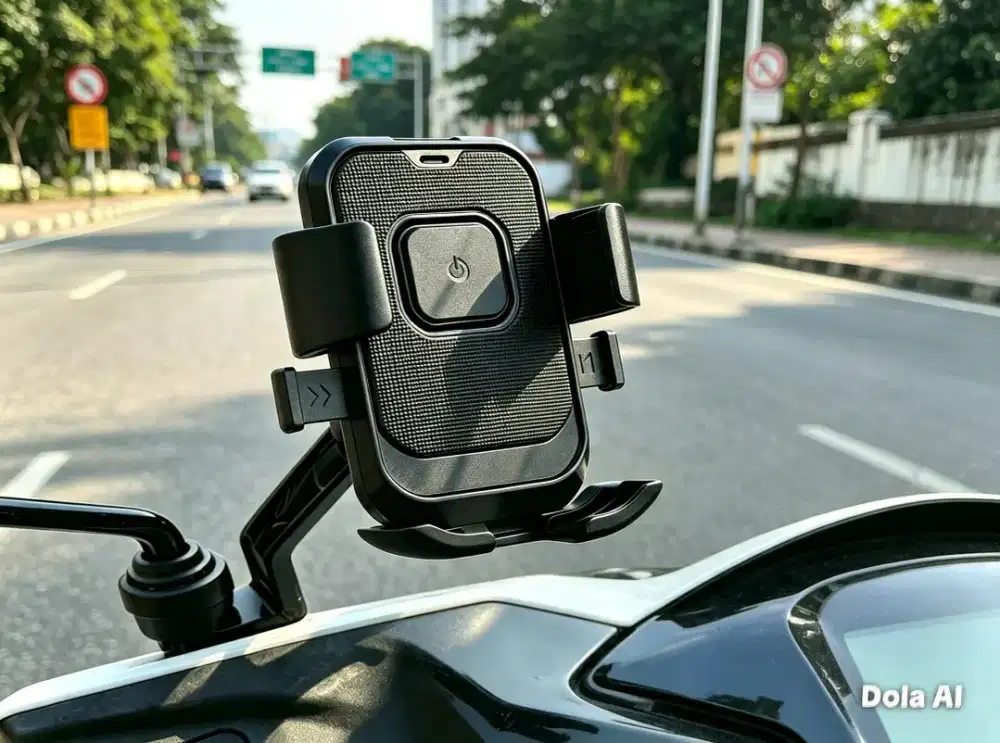 Holder HP Motor Free Sambungan Baut Spion Drat 14