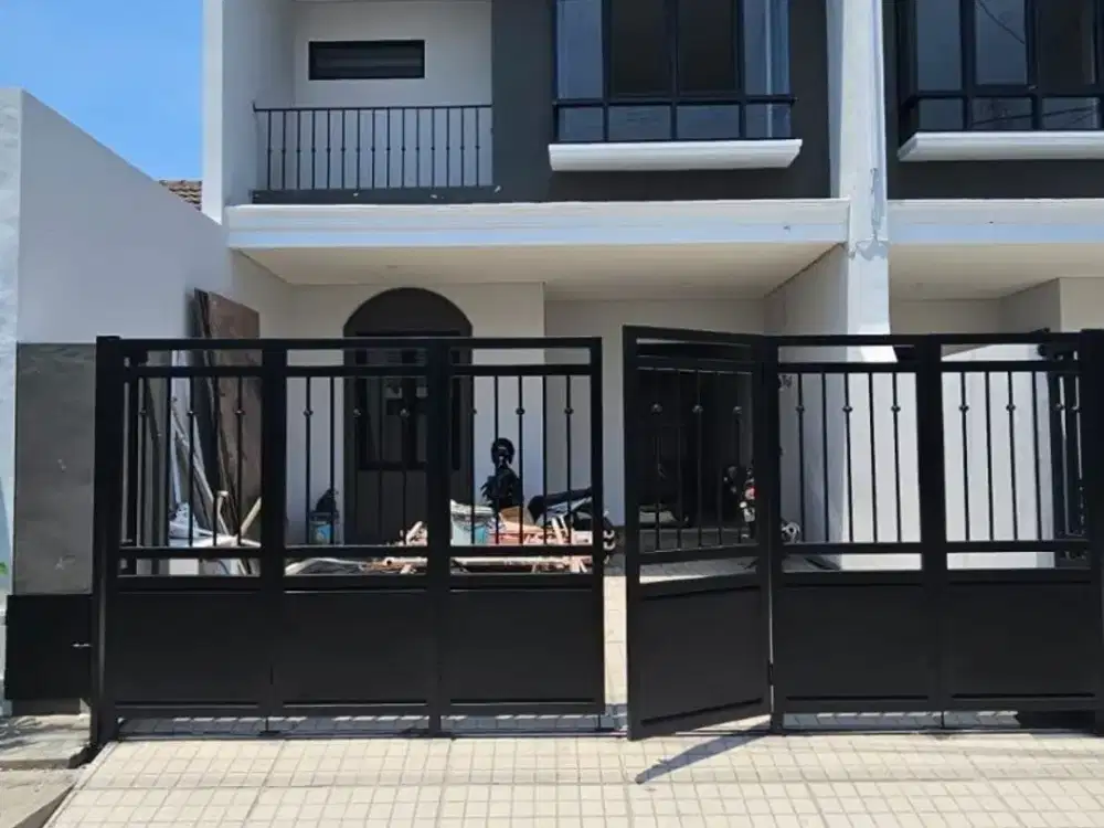 EMA395 Dijual Rumah Baru Minimalis Murah SHM di Pondok Tjandra Sidoarjo