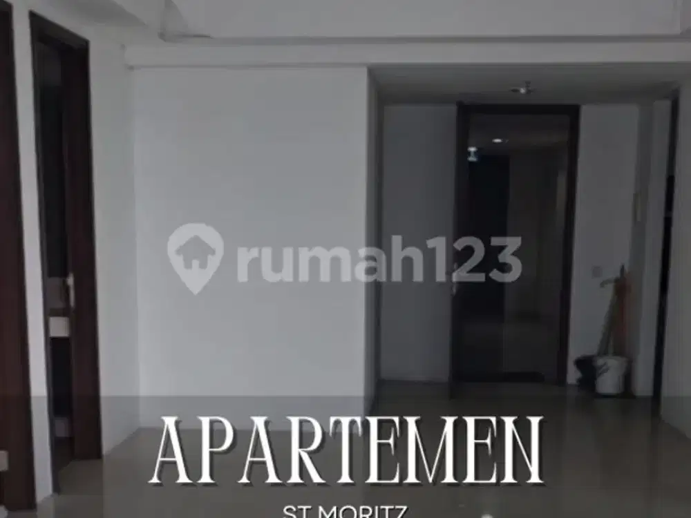 Apartemen 2+1 Sangat Murah Lantai Rendah Lokasi Sangat Strategis di Apartemen St. Moritz, Jakarta Barat