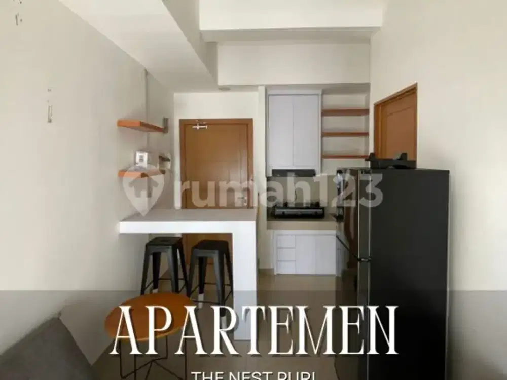 Dijual Cepat Apartemen 2Br Full Furnished City View di Apartemen The Nest Puri, Karang Tengah