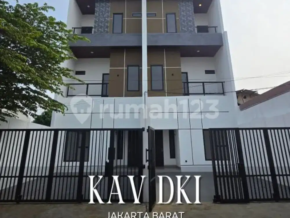 Dijual Murah Rumah Baru Bebas Banjir di Kav Dki, Jakarta Barat