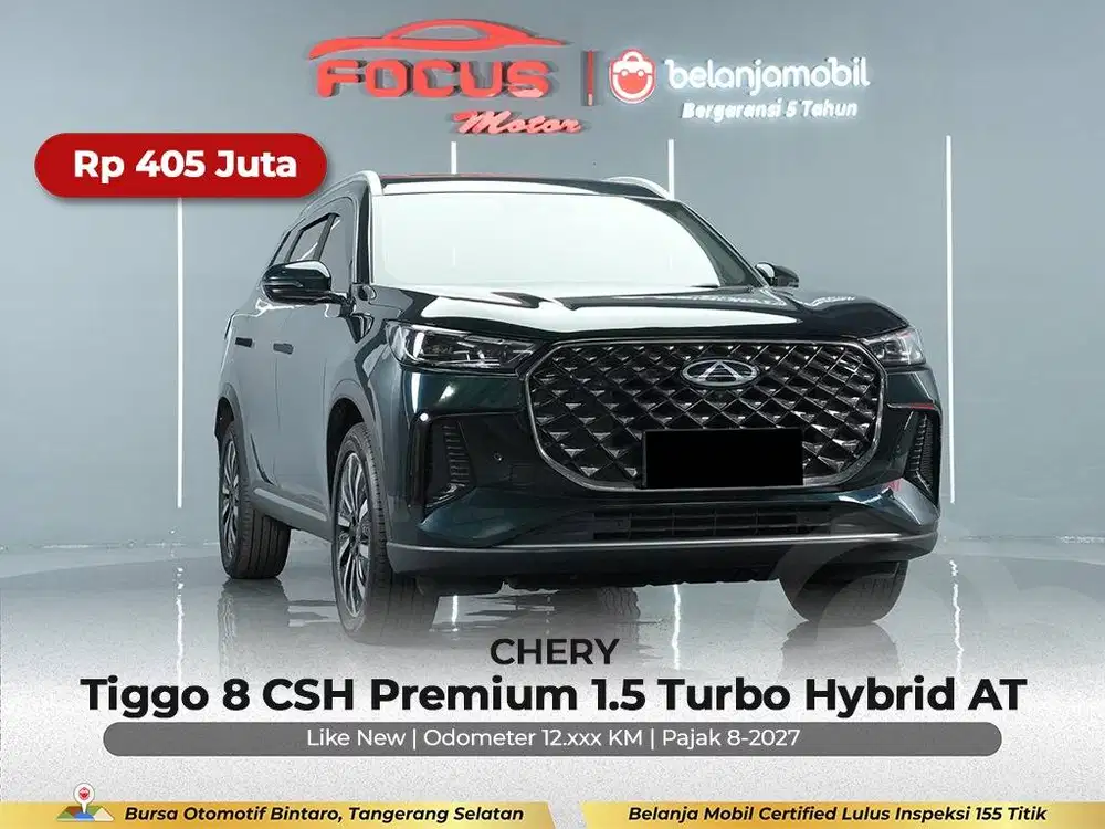 [ GARANSI 5TH ] Chery Tiggo 8 CSH 1.5 Turbo Hybrid 2024/2025/2026