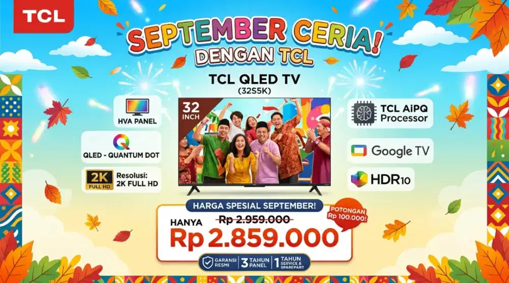 Promo tv tcl 32- 50inch qled