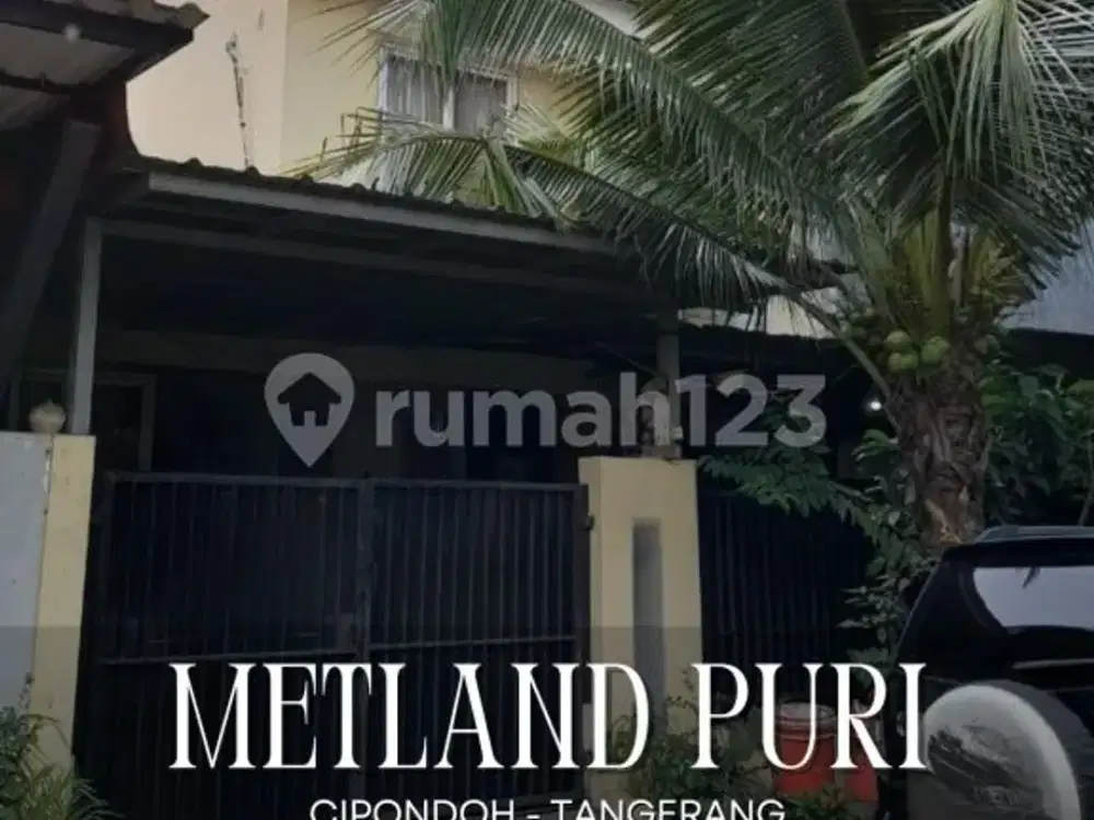 Dijual Cepat B.u Rumah Tinggal Siap Huni di Metland Puri, Tangerang