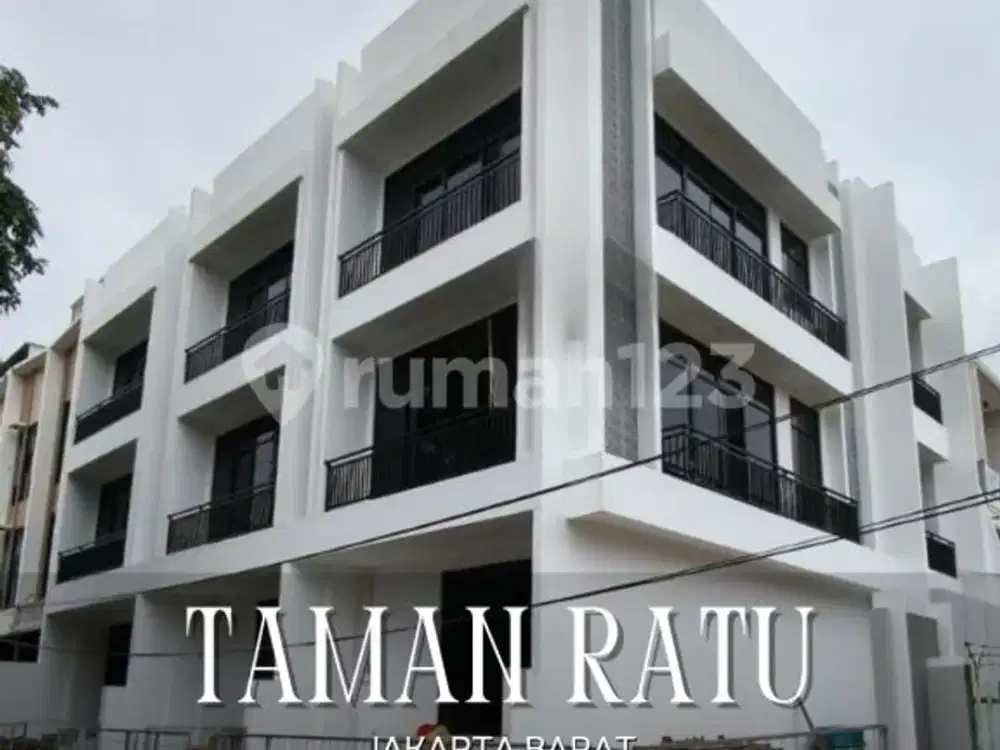 Dijual Cepat 3 Unit Ruko Baru Komersial Sangat Strategis di Taman Ratu, Jakarta Barat