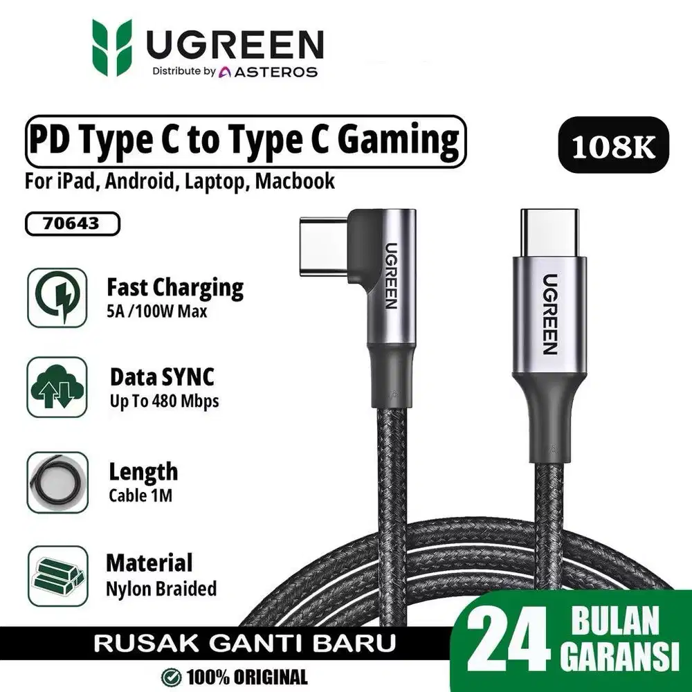 KABEL DATA UGREEN C to C