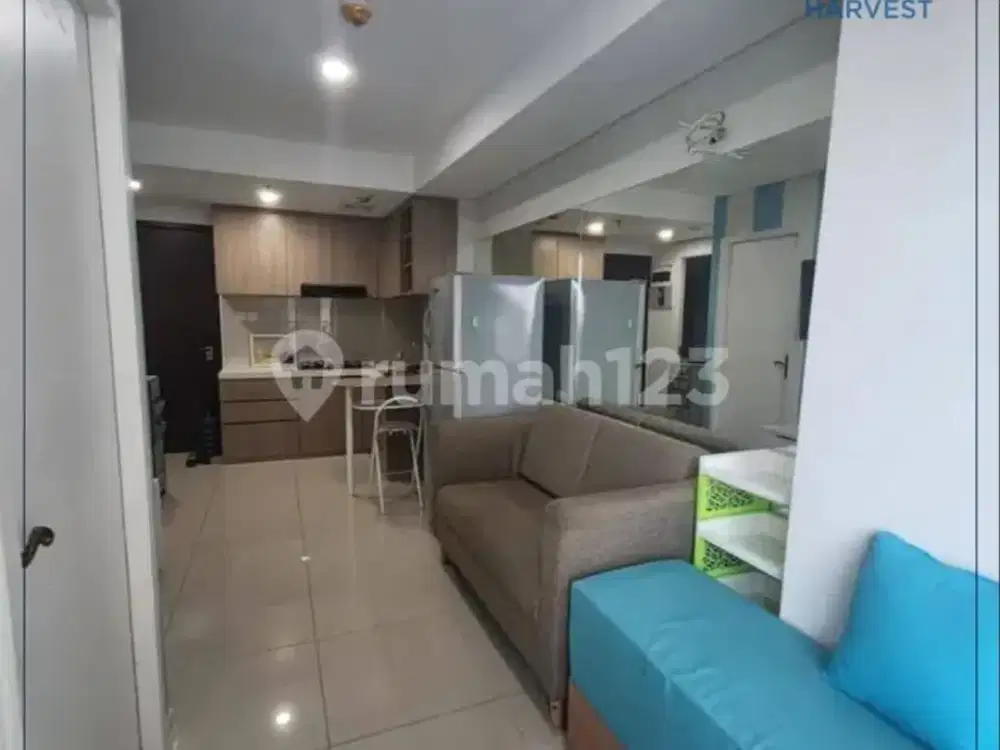Best Price!! Apartemen 2br Murah View Pool Full Furnished Lantai Rendah Di Apartemen Daan Mogot City, Jakarta Barat