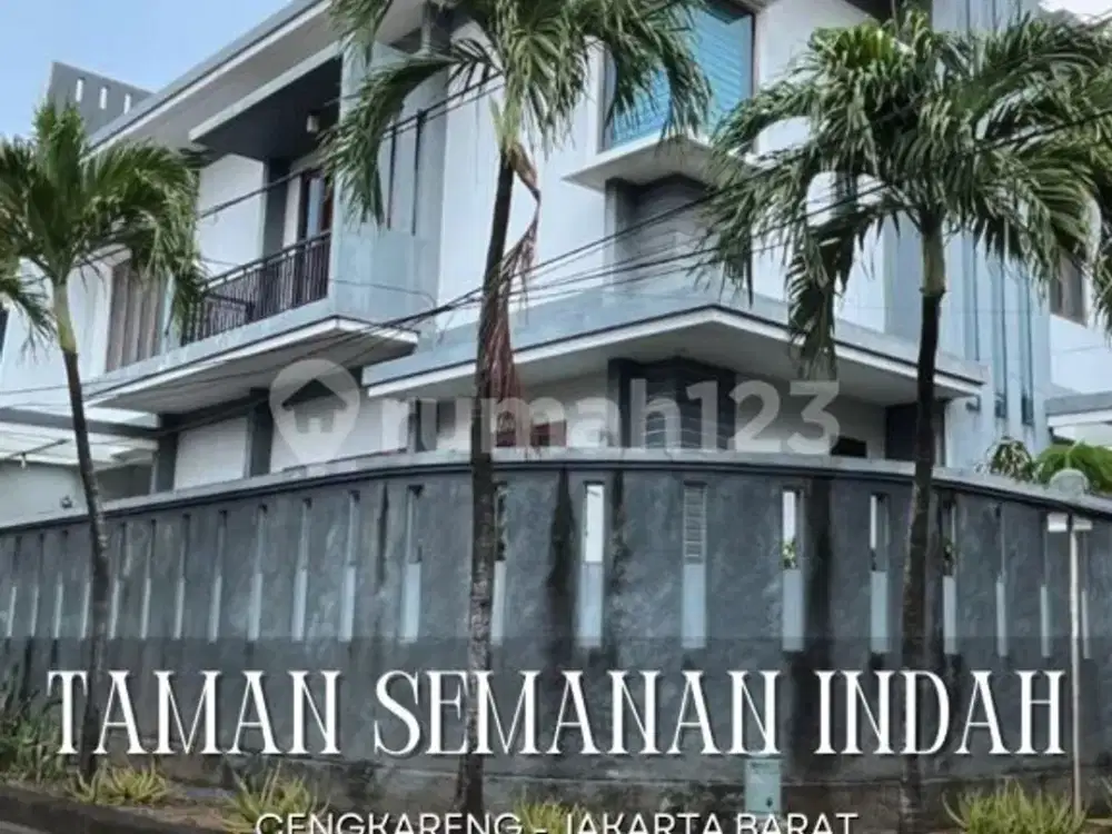 Dijual Cepat B.u Rumah Bagus Posisi Hoek Siap Huni Lebar Jalan 2 Mobil di Taman Semanan Indah, Jakarta Barat