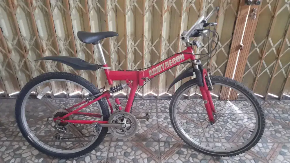 Sepeda mtb lipat kalcer Army Recon