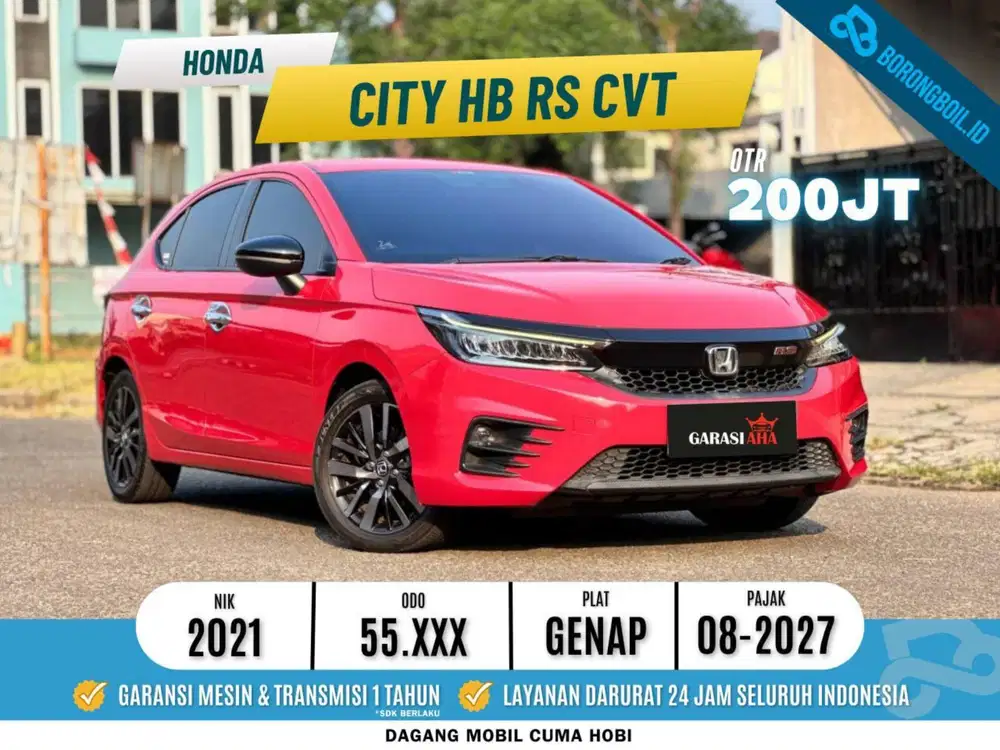 Termurah Rare Colour Honda City RS HB CVT 2021/2022 HRV Yariss S TRD