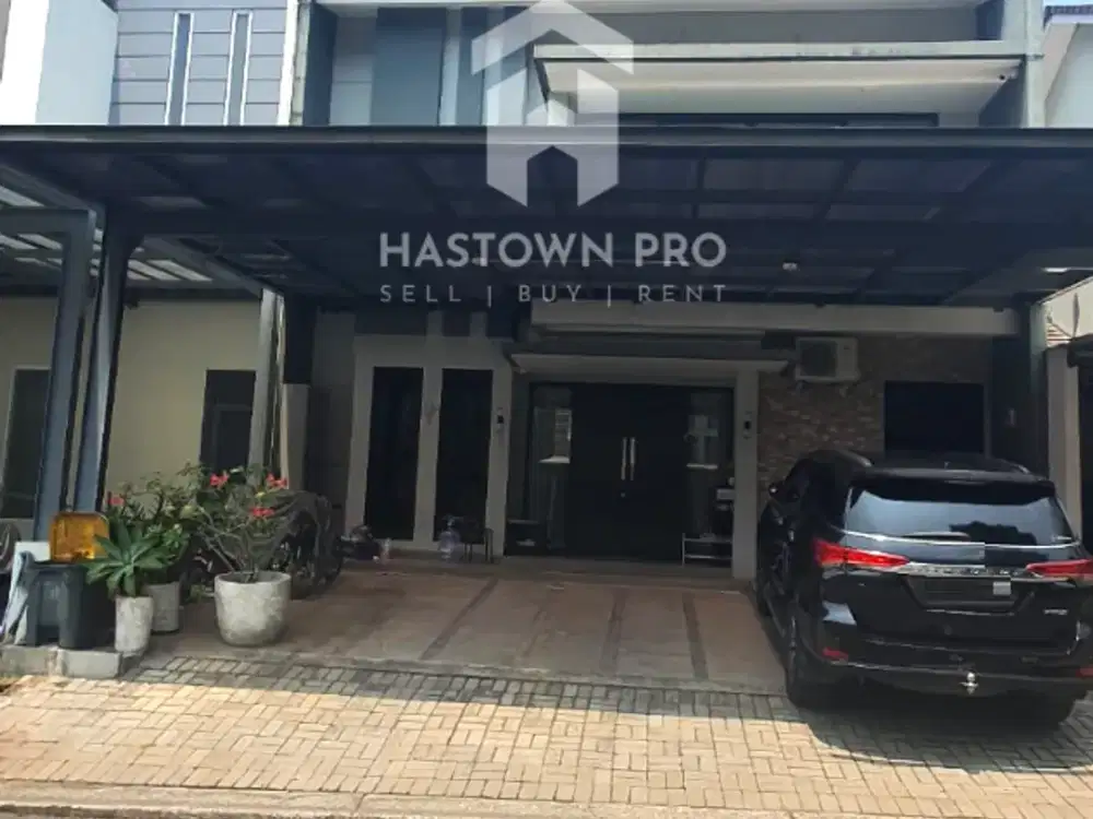 Dijual rumah asri baru renovasi di The Green BSD City