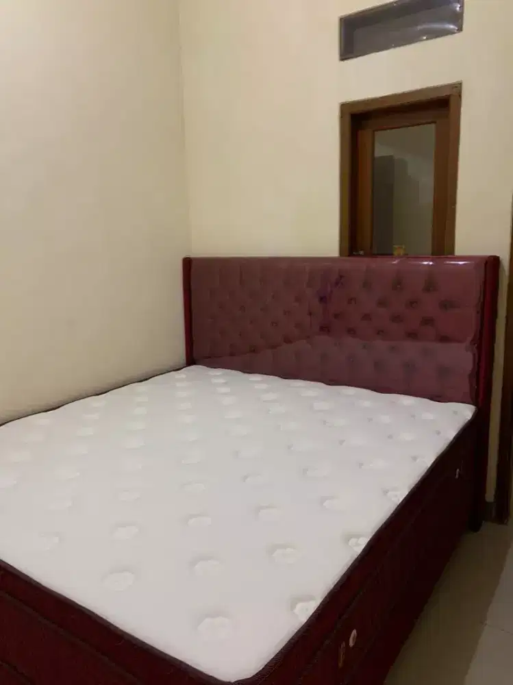 Uniland springbed Rivera plushtop Paris full set kasur matras