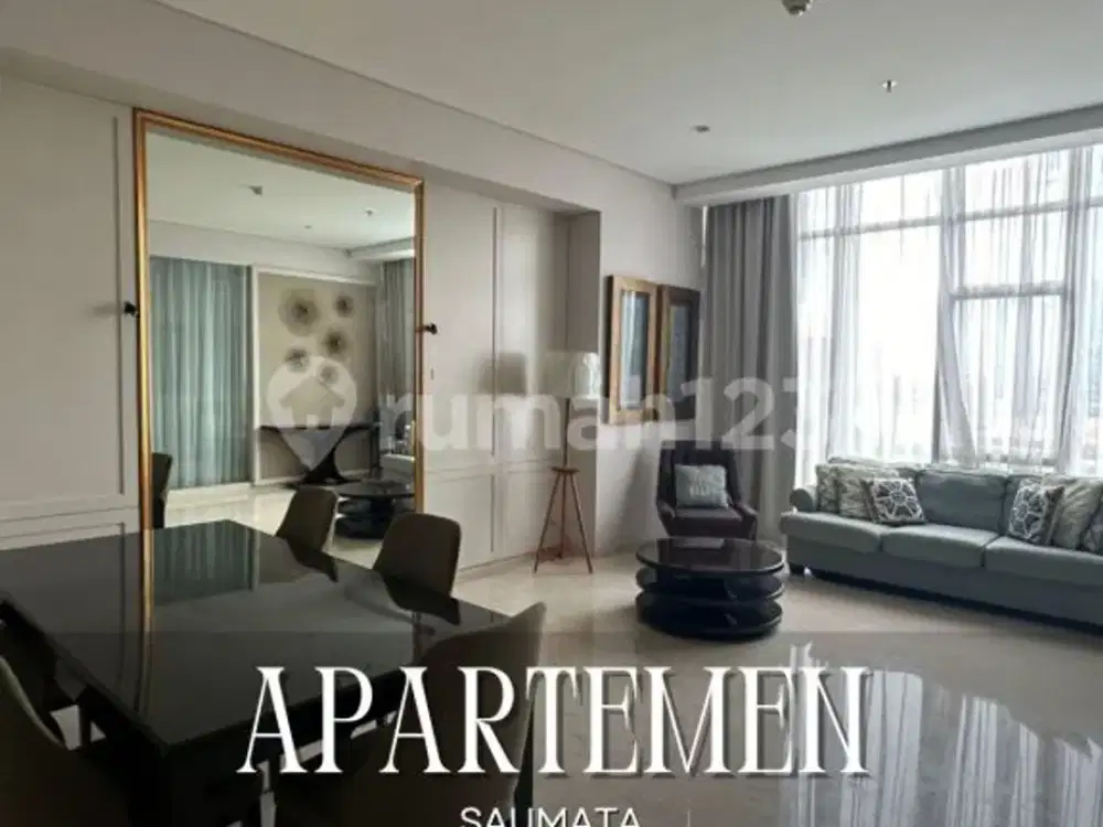 Apartemen Bagus Full Furnished, KT 3+1 View Swimming Pool di Apartemen Saumata, Alam Sutera