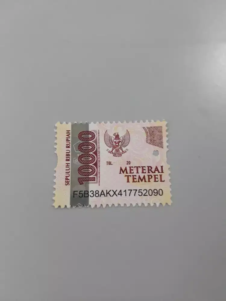 Meterai sepuluh ribu