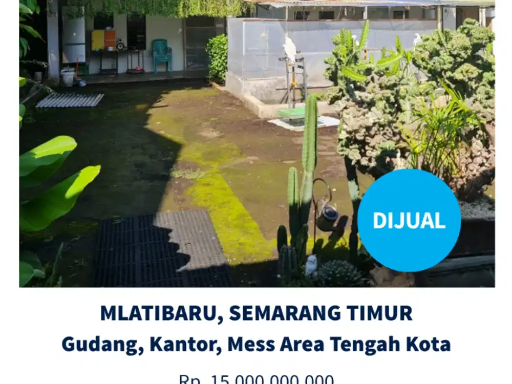 Dijual Properti Industri & Pergudangan LT 2.190 m² di Mlatibaru, Semarang