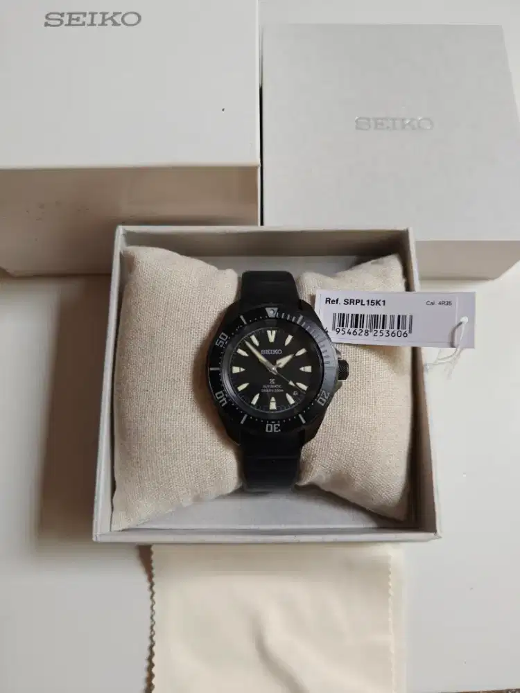Seiko Prospex SRPL15K1 Diver Samurai Shog-Urai Black original bek