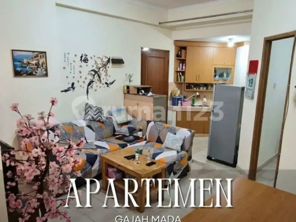 Apartemen Murah 3Br Semi Furnished Lokasi Sangat Strategis di Apartemen Gajah Mada, Jakarta Barat