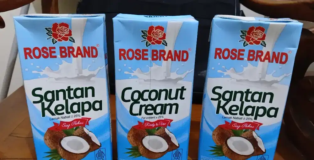 Santan kelapa Rose Brand 3L