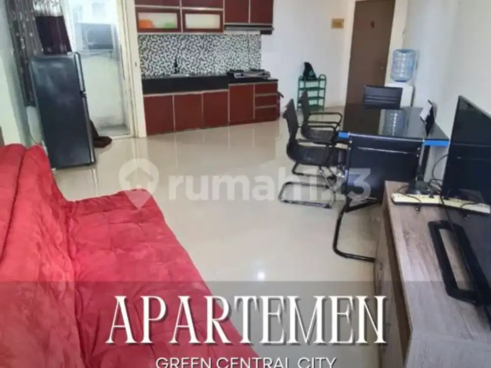 Apartemen Murah 2Br Full Furnished Lantai Sedang View City di Green Central City, Jakarta Barat
