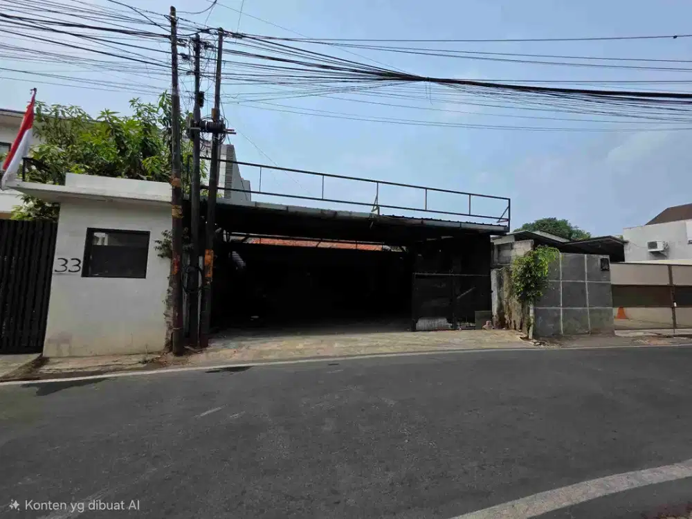 DIJUAL RUMAH KANTOR DI CIPETE SELATAN.Hitung tanah.