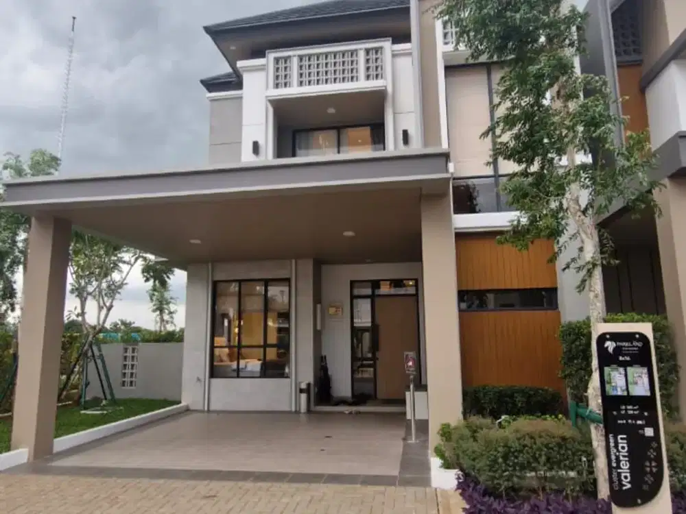 Dijual Rumah Modern Tropis 2 Lantai - Cluster Parkland Podomoro Karawang (Tipe L8)