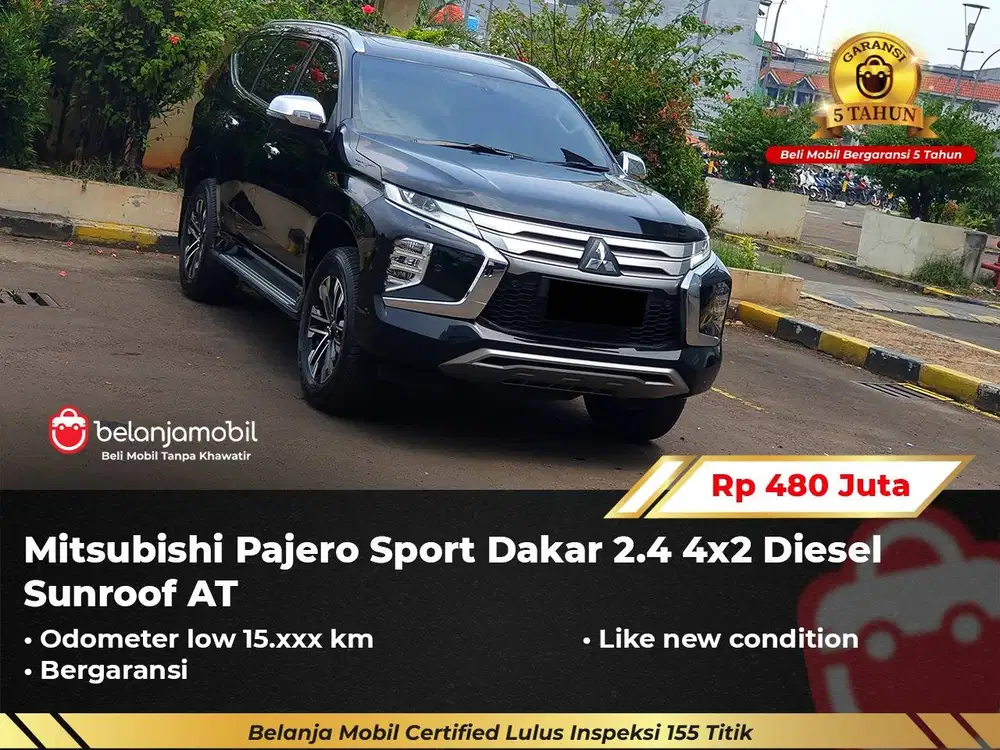 [GARANSI 5THN LOW KM 15RB] Mitsubishi Pajero Dakar 2.4 2023/2024/2025