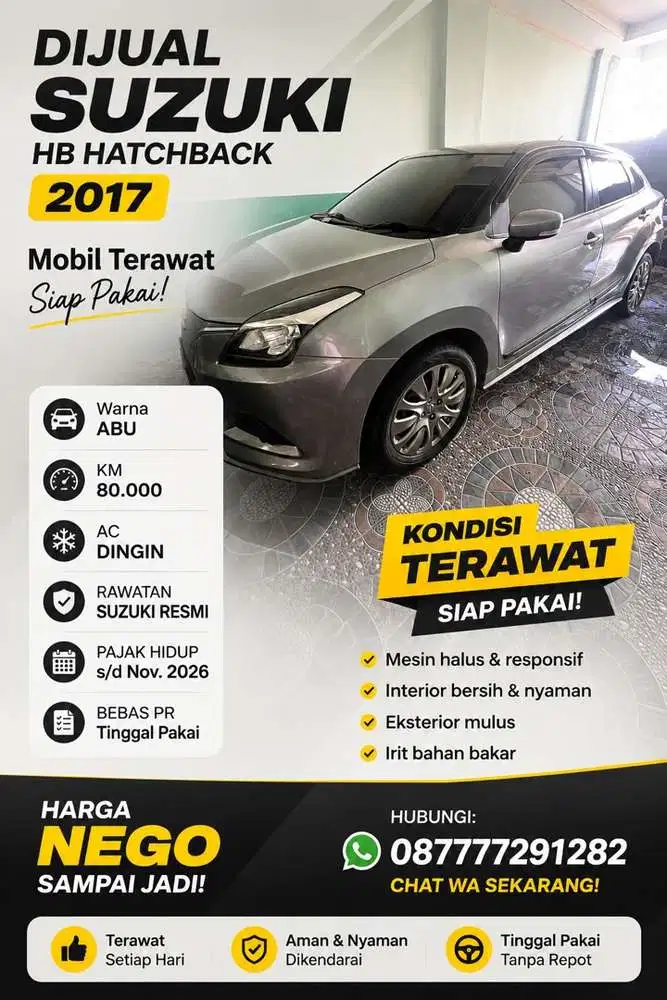 Suzuki Baleno 2017 Bensin