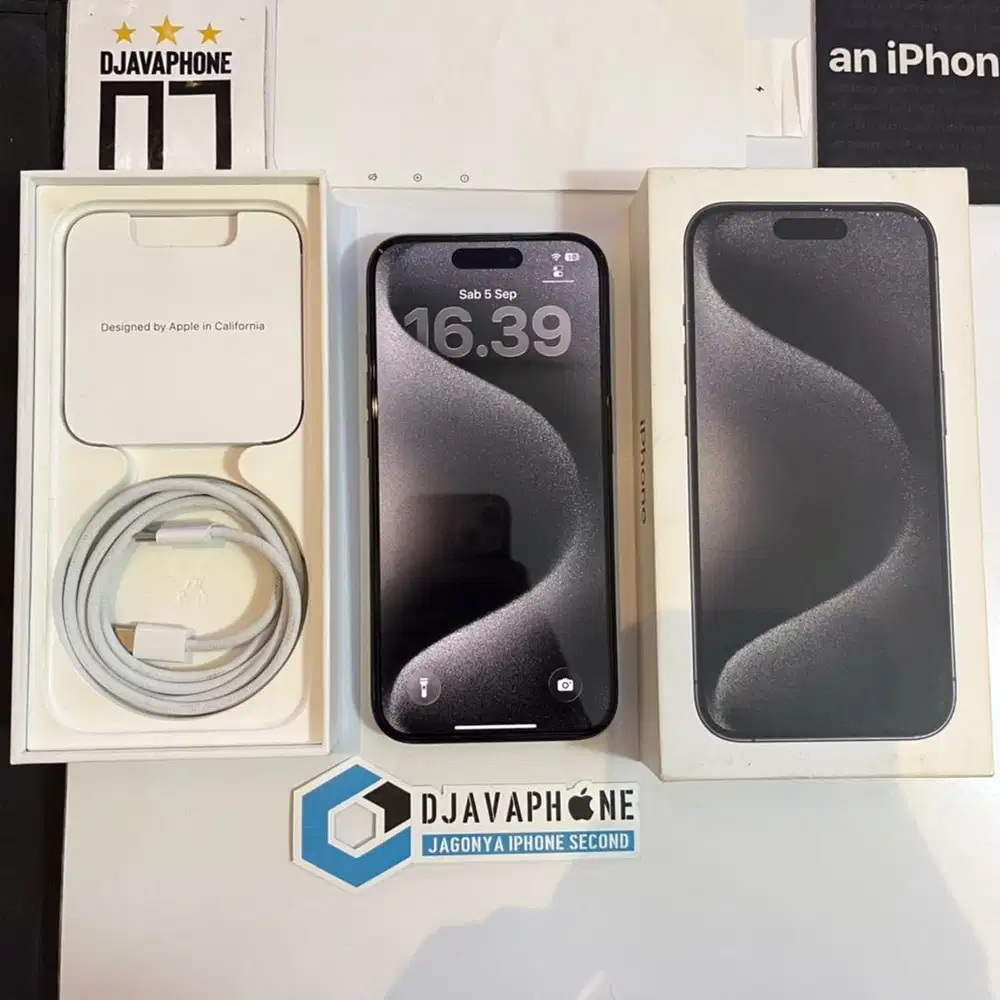 iPhone 15 Pro Black Titanium 256GB Ex Inter Cukai