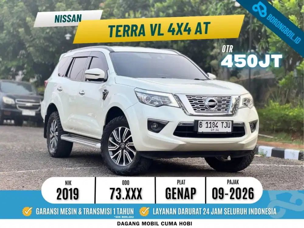 Termurah! Nissan Terra VL 4X4 At 2019 Putih pajero fortuner
