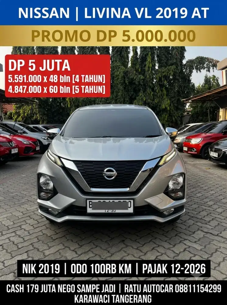 DP PROMO 5JT LIVINA VL MATIC 2019 SILVER EDITION RARE !!