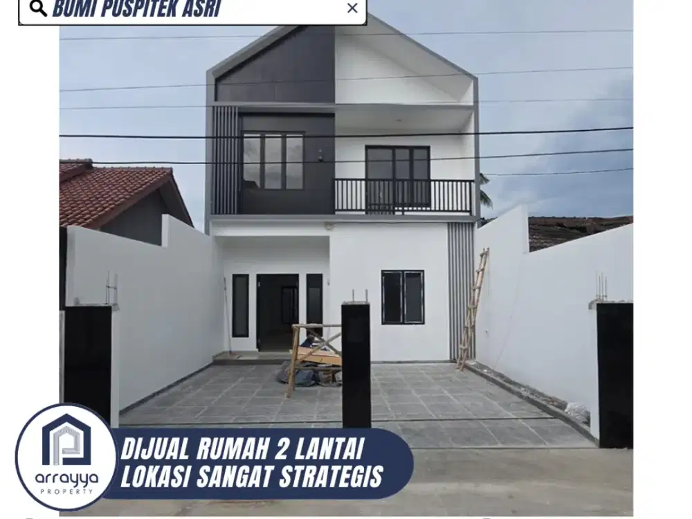 DIJUAL RUMAH CANTIK SIAP HUNI LINGKUNGAN ASRI DI BUMI PUSPITEK ASRI (EN663)