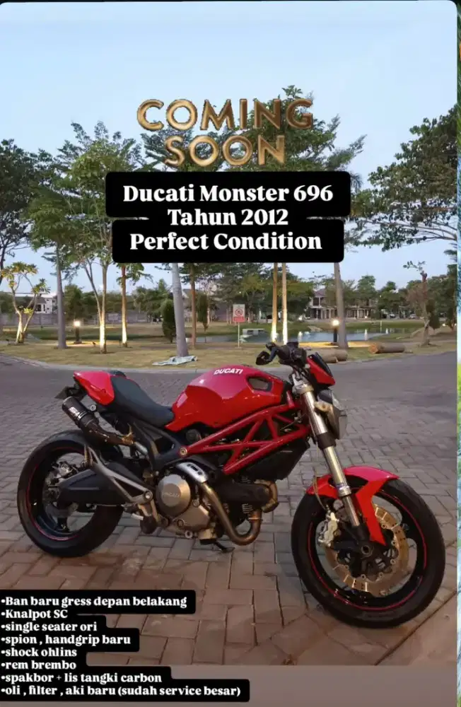 ducati monster 696