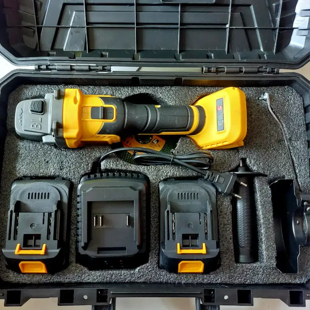 COROLLA Cordless Angle Grinder/Gerinda Baterai Brushless 21 Volt