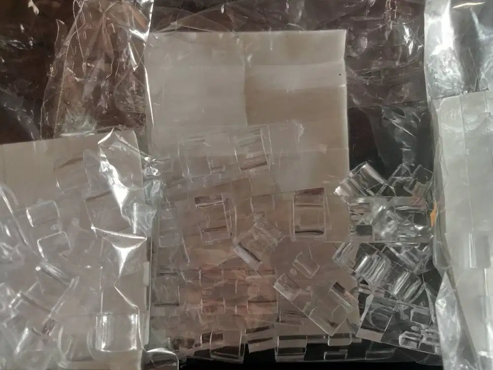 Klip Kabel Tempel Isi 20 Pcs Transparan Pengikat Kabel Praktis
