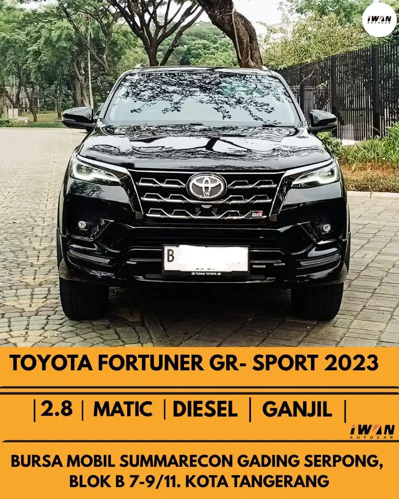 2023 TOYOTA FORTUNER GR SPORT 2.8 DIESEL AT