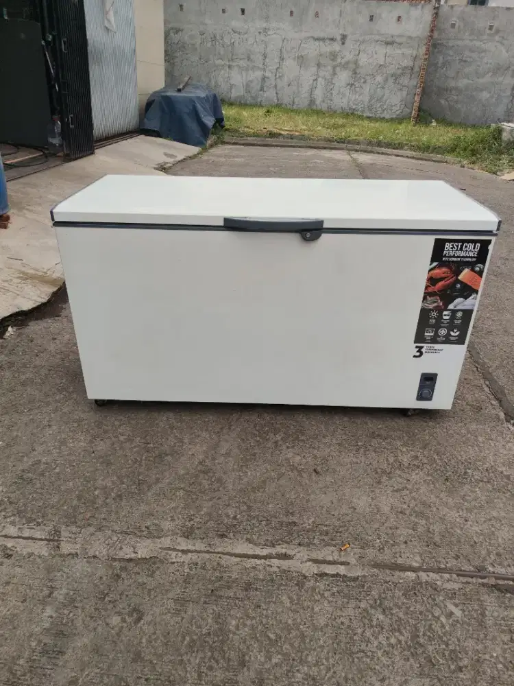 Frezer box GEA 500 liter normal, orisinil mesin segel pabrik