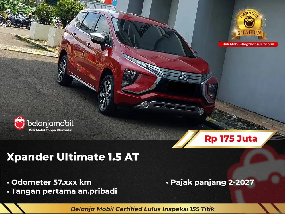 [ GARANSI 5THN ] Mitsubishi Xpander Ultimate 1.5 AT 2017/2018/2019