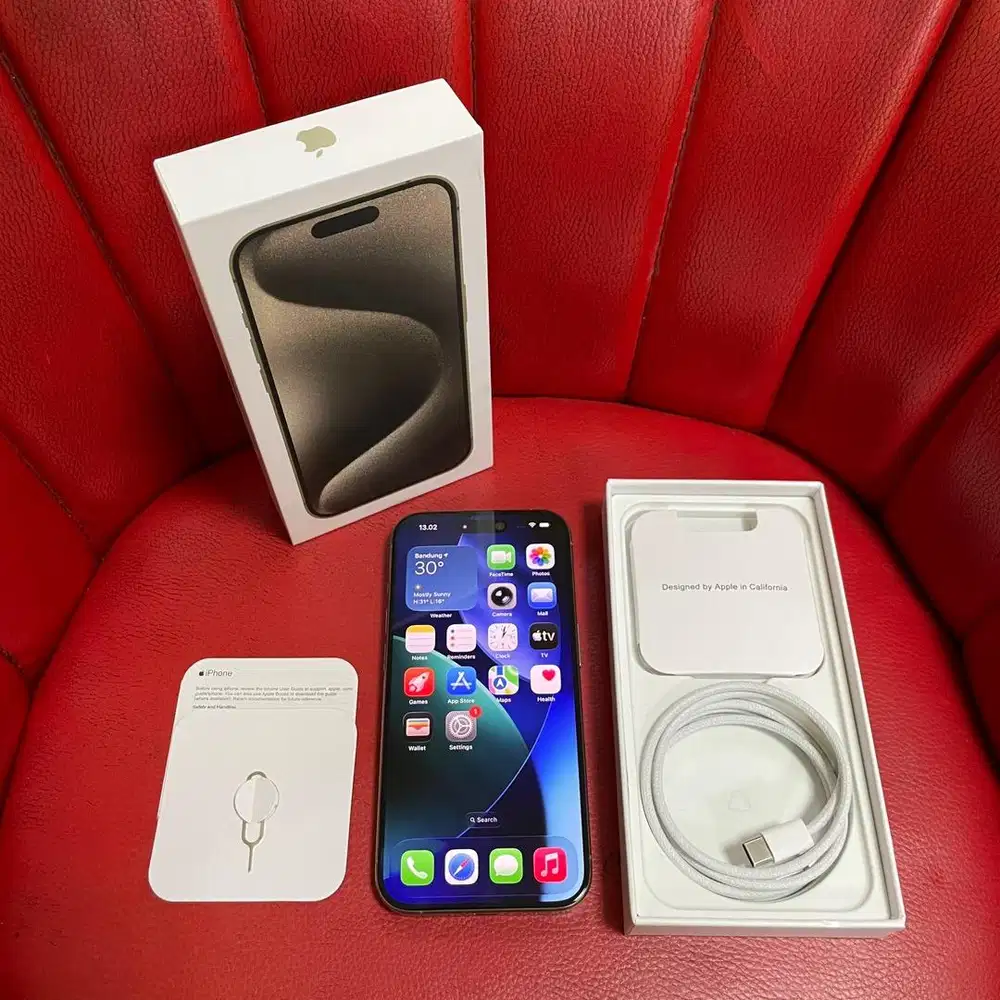 iPhone 15 Pro 128gb Second iBox PA/A Natural Titanium Fullset