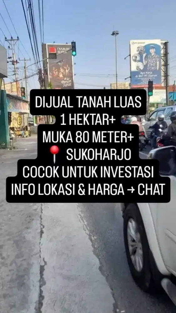Tanah Strategis Zona Merah Sukoharjo