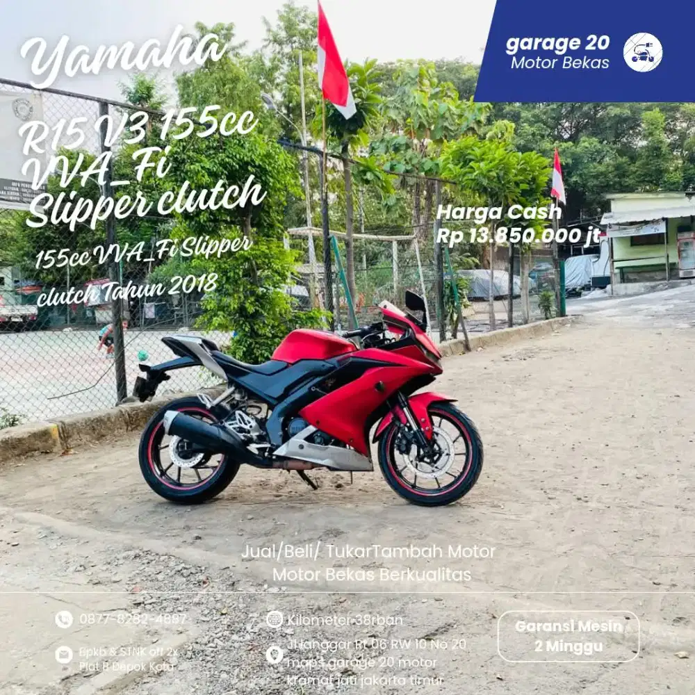Yamaha R15 V3 VVA_Fi Slipper Clutch Tahun 2018