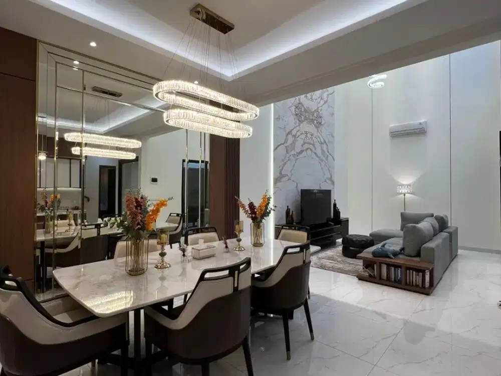 RUMAH CAKEP FULL FURNISHED TINGGAL BAWA KOPER ELDORA SUVARNA SUTERA SARI